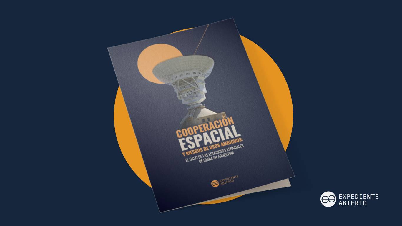 Portada del informe sobre cooperación espacial y estaciones chinas en Argentina