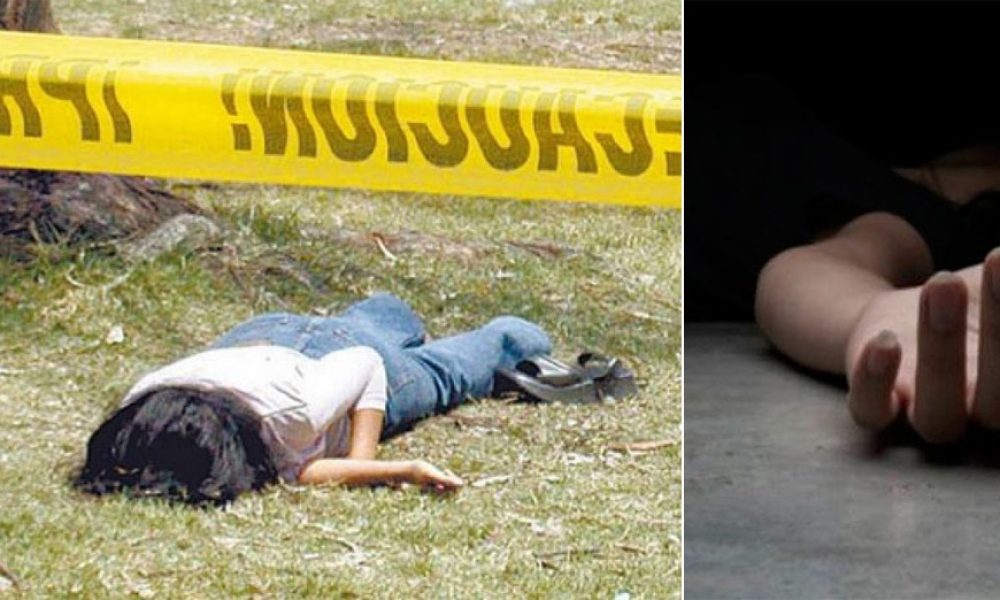 Escena de crimen con cinta de precaucin y vctima en el suelo, representando la violencia e inseguridad en Centroamrica