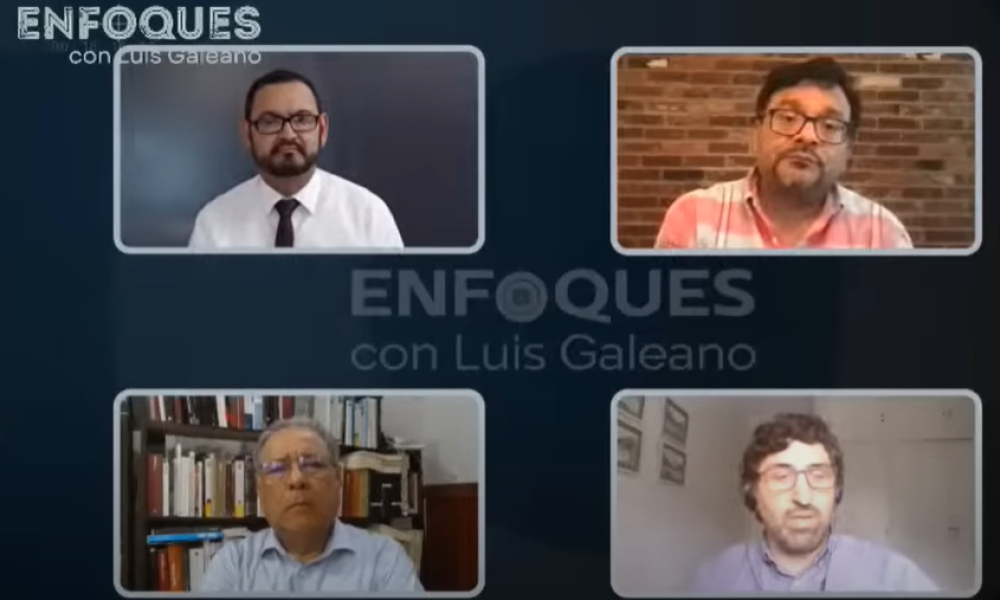 Dilogo virtual del programa Enfoques con Luis Galeano sobre polticas antilavado en Nicaragua