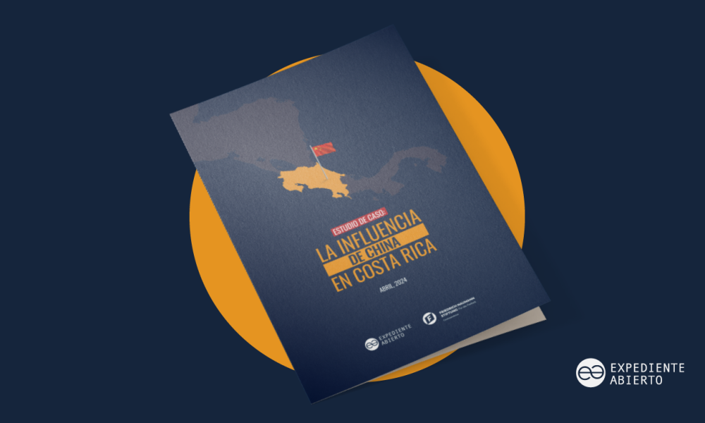 Portada del informe La influencia de China en Costa Rica, abril 2024