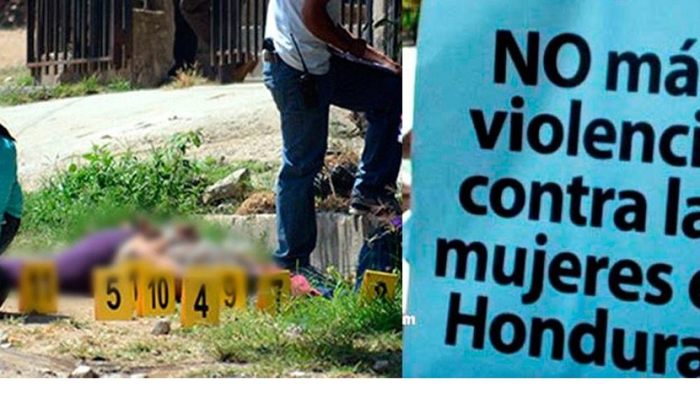 Grupo de mujeres hondureas en taller comunitario sobre violencia de gnero en un centro de arte, cultura y deporte