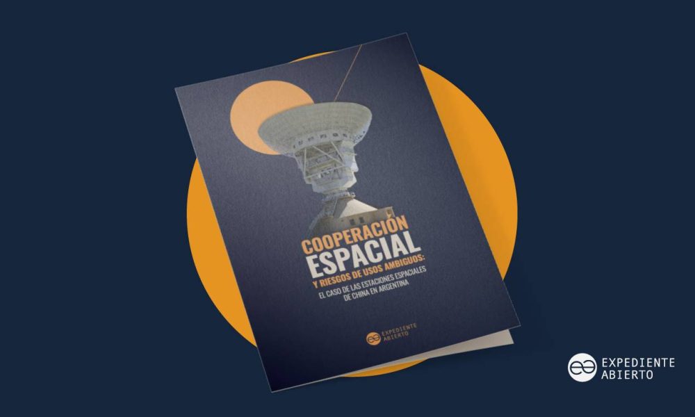 Portada del informe sobre cooperación espacial y estaciones chinas en Argentina
